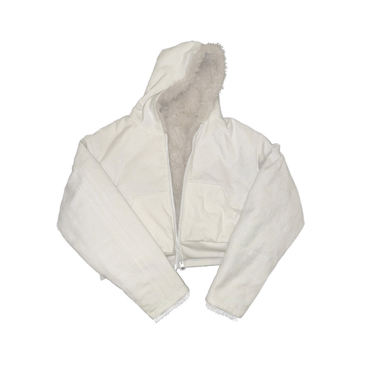 Double-sided Wear Short Width Thickened Street Cotton Jacket