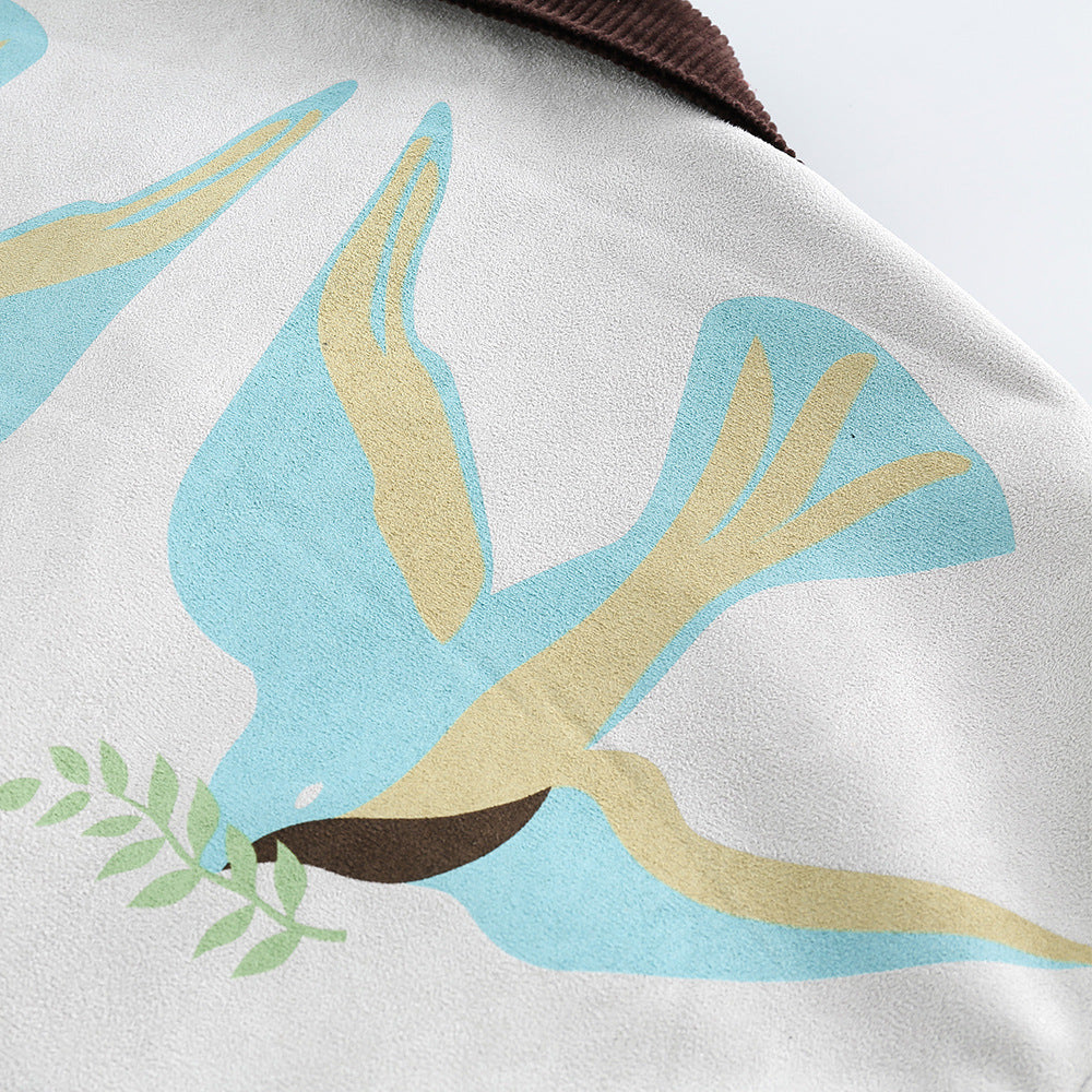 Stitching Contrast Color Jacket