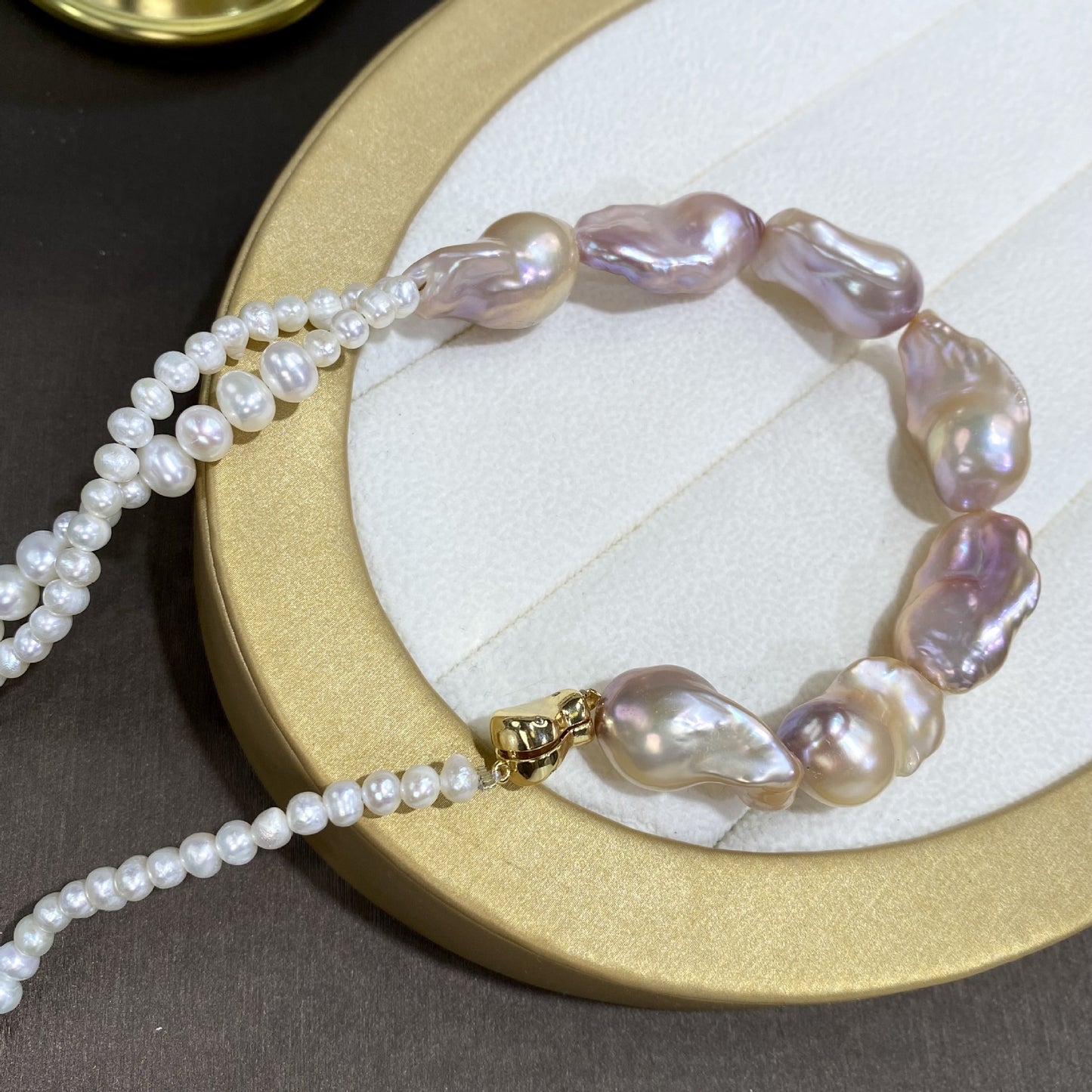 Long Autumn And Winter Natural Baroque Pearl Necklace