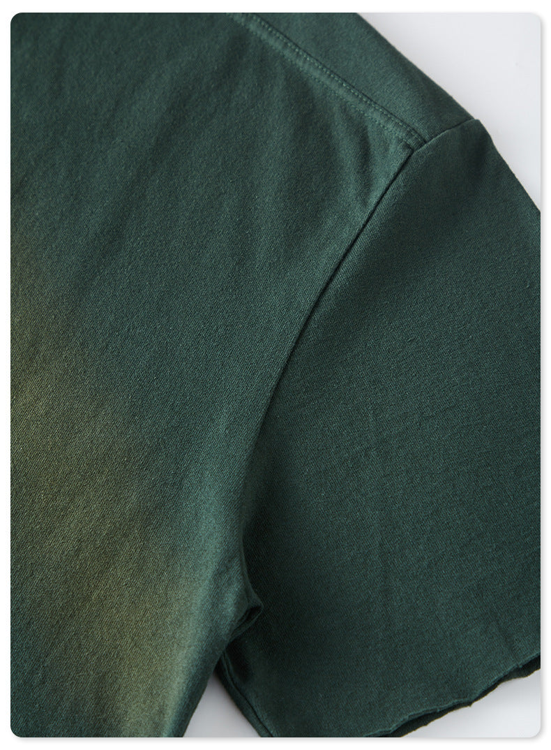 Round Neck Short Sleeve European And American