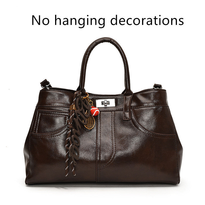 Retro Women's Large-capacity Shoulder Messenger Bag