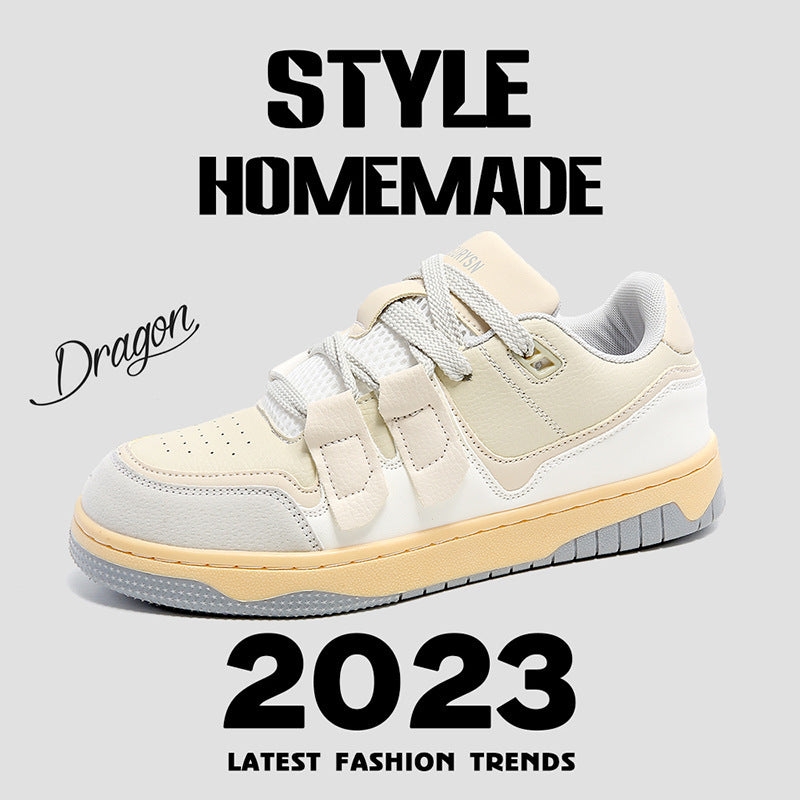 Summer Breathable Niche Sports All-matching Couple Style Bread Shoes