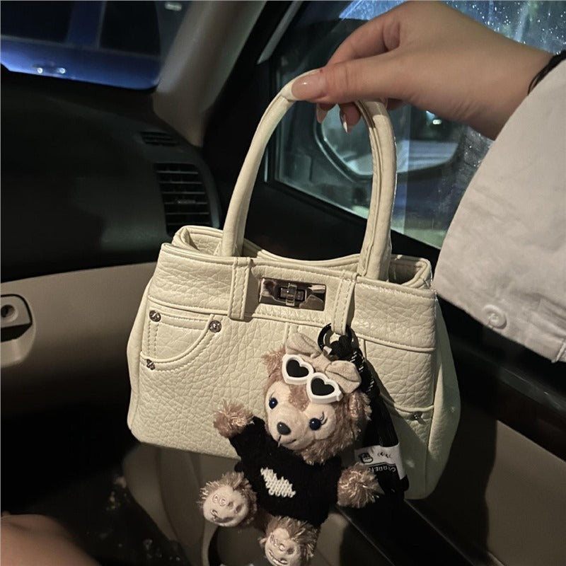 Borsa a mano in denim personalizzata alla moda