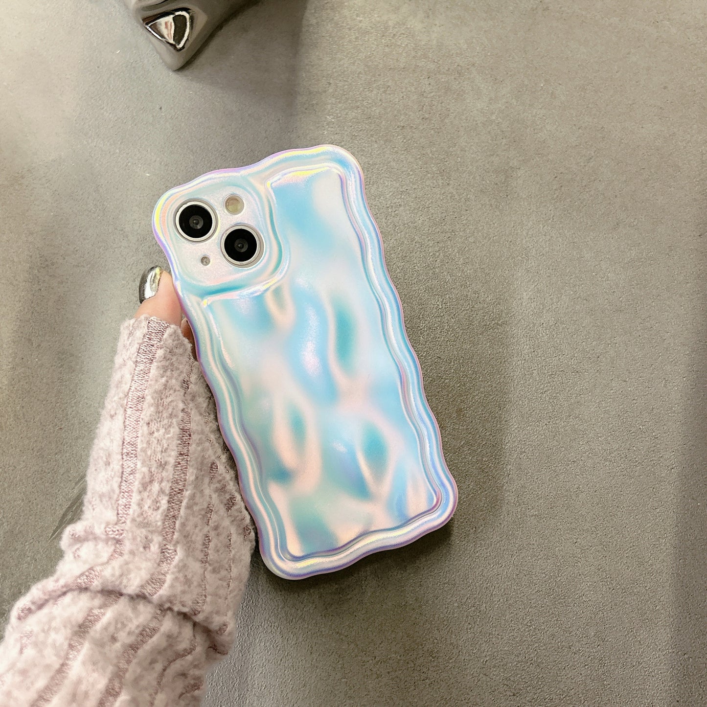 Laser Wave Edge Phone Case Silicone