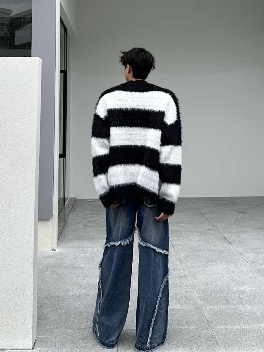 Jean délavé et vieilli Niche Heavy Industry pour homme