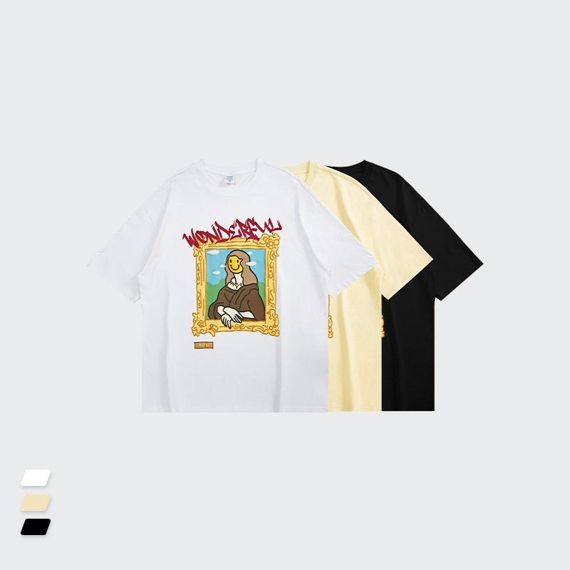 Printed Classic Loose Short Sleeve T-Shirt