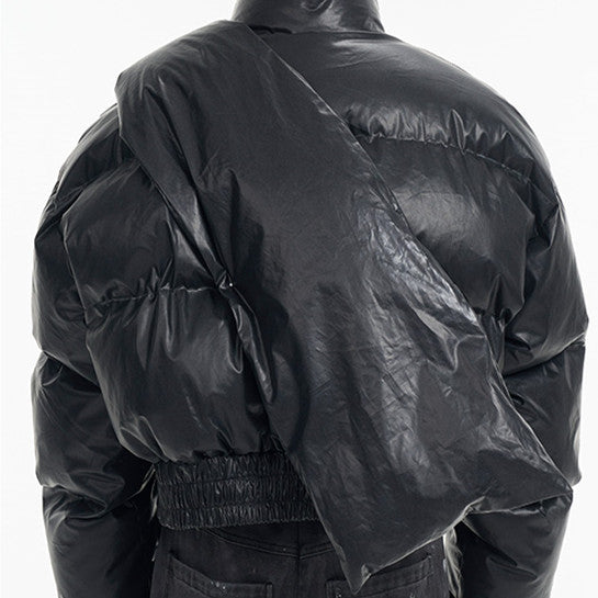 Scarf Design Sense Niche Cotton-padded Jacket