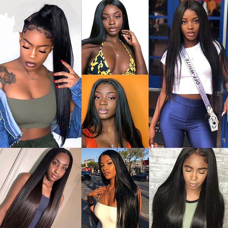 Cheveux mi-longs raides pour femmes