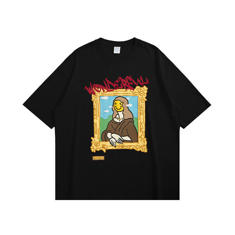 Printed Classic Loose Short Sleeve T-Shirt