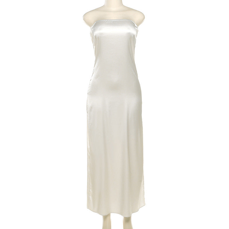 Robe fourreau de couleur unie
