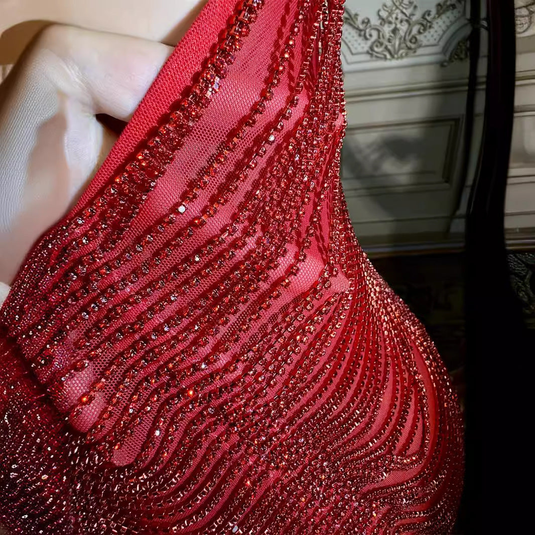 Robe diamant rétroéclairée Red Dew