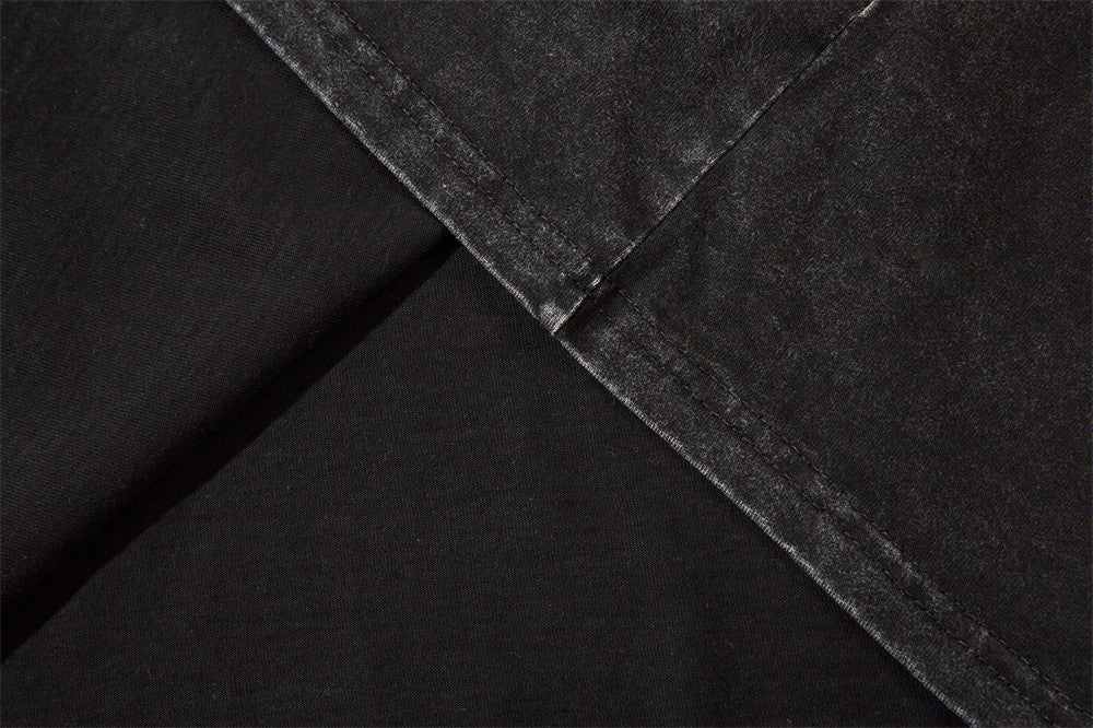 T-shirt homme ample, effet usé et délavé, style High Street