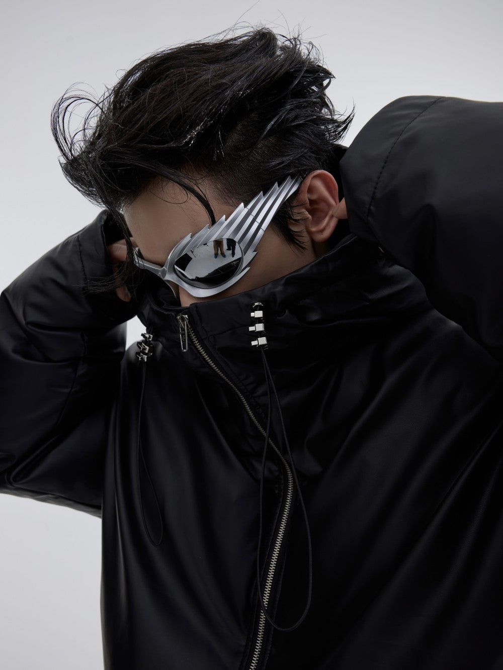 Deconstructing Of Hooded Thickened Cotton Coat