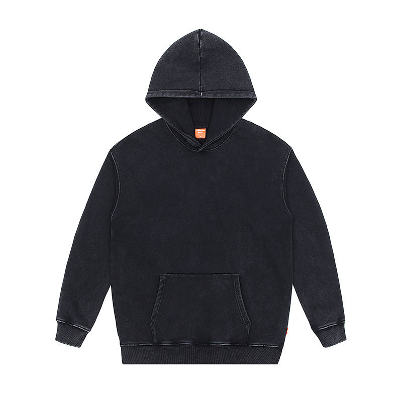 Pull à capuche délavé personnalisé à la mode