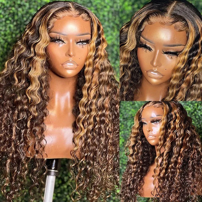 P427 13x6  Wave Lace Front Human Hair Wigs