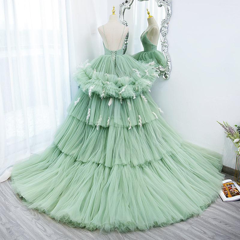 Robe de soirée verte haut de gamme de Niche