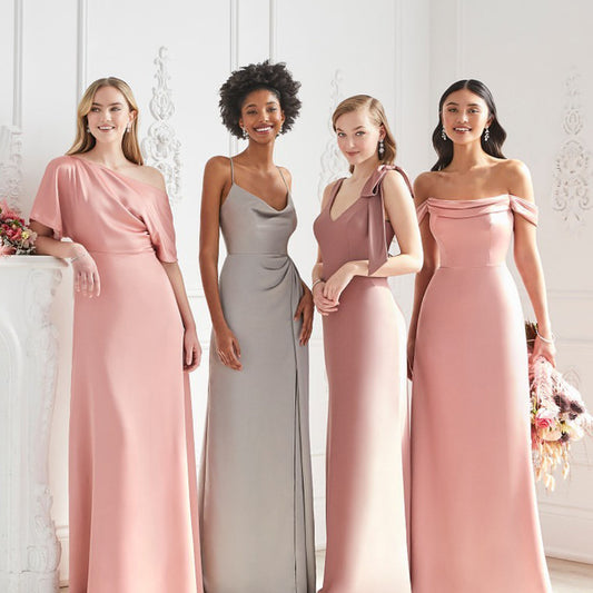 Robe de demoiselle d'honneur Robe d'été en satin haute couture