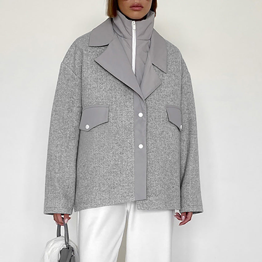 Fashion Fashionable Outerwear Woolen Coat