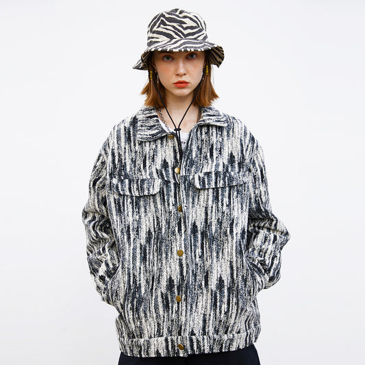 Tie-dye Gradient Jacket