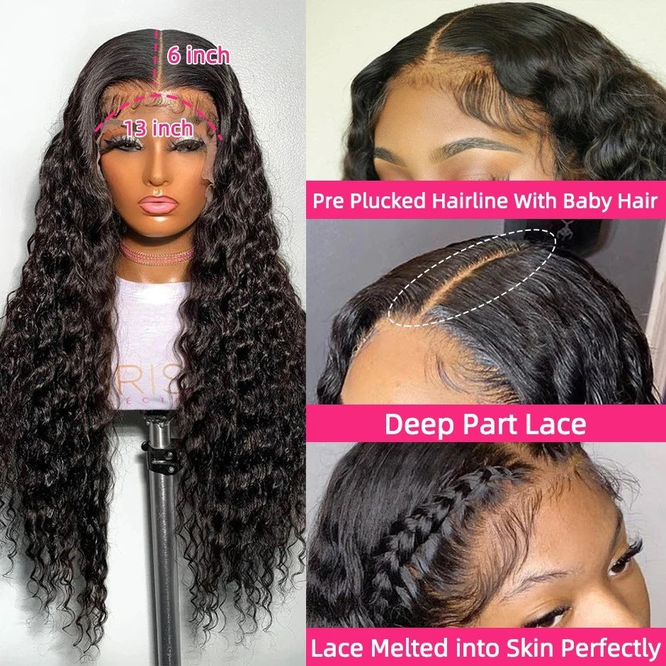 Human Hair Wig And Headband