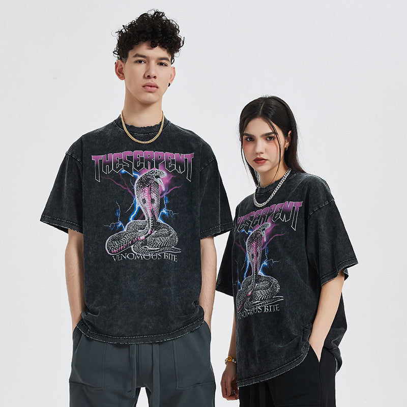 Old Printed Cobra Short Sleeved T-Shirt