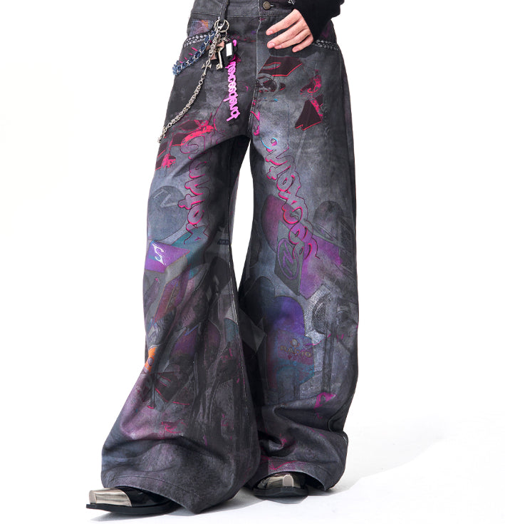 Microphone design, jean imprimé en 3D, style machette