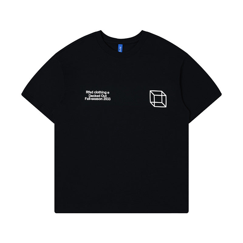 Fashion New Loose Printed Short Sleeve Men