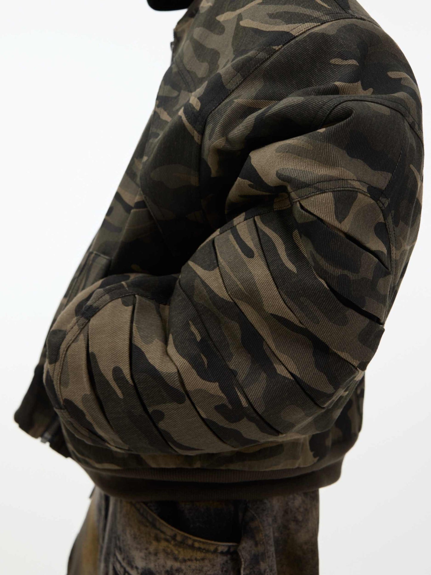 Niche Retro Street Camouflage Baseball Uniform
