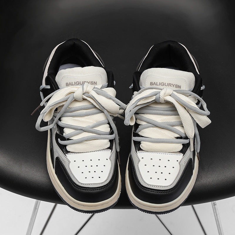 Niche Shoes Breathable Sneaker Thick Rope Low-top Sneakers Versatile Casual Shoes