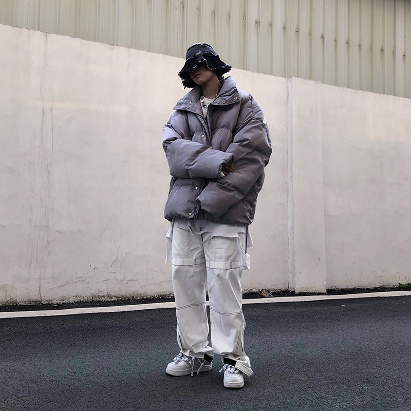 Pure Color Street Fashion Brand Ins Street Loose Bread Clothes