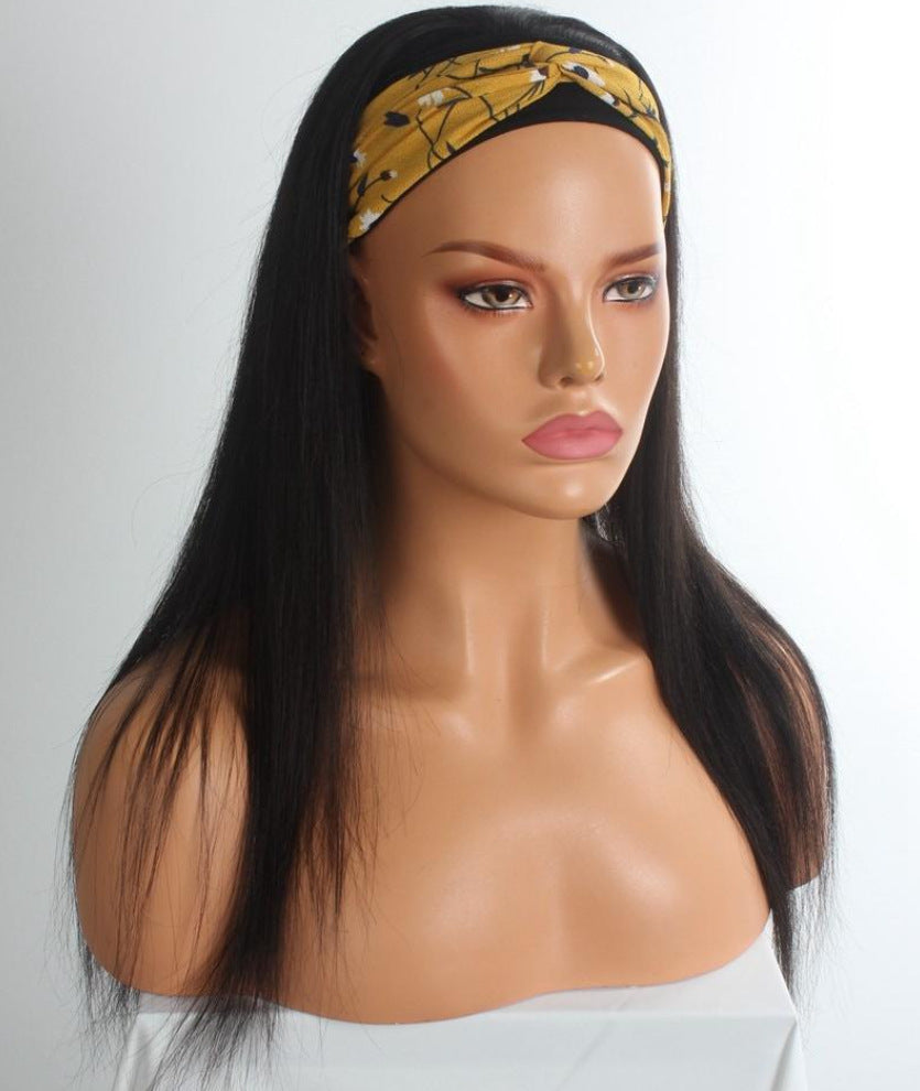 Wig Women's Long Straight Hair