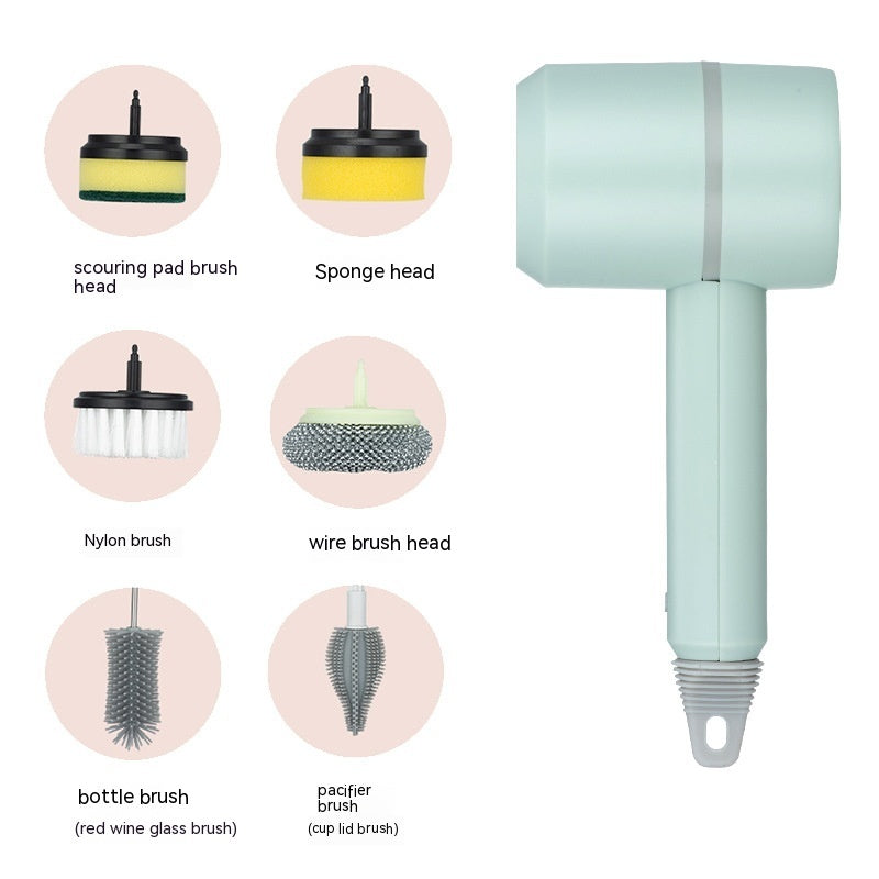 Brosse de nettoyage électrique pour la vaisselle