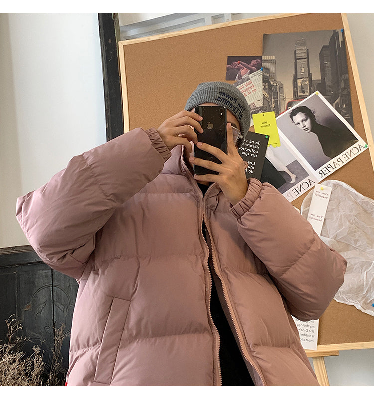 Solid color loose coat