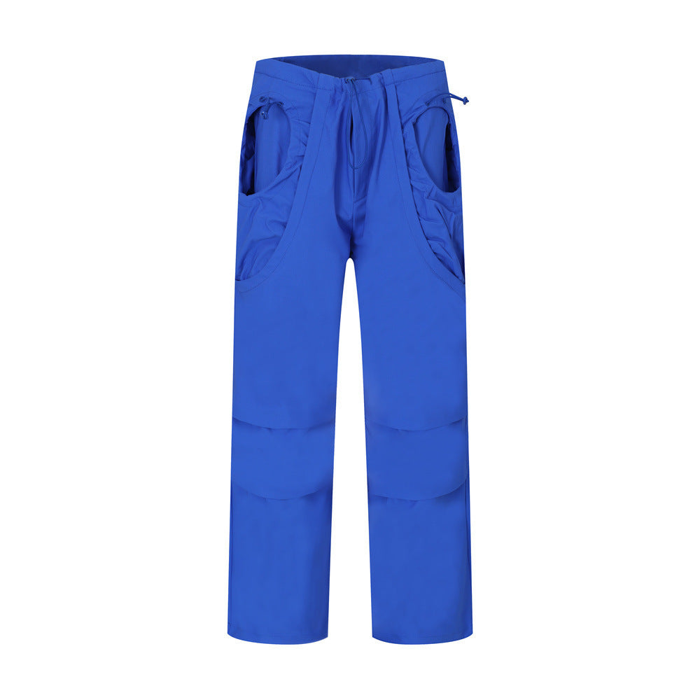 Salopette de parachutiste américaine pour homme avec poches plissées