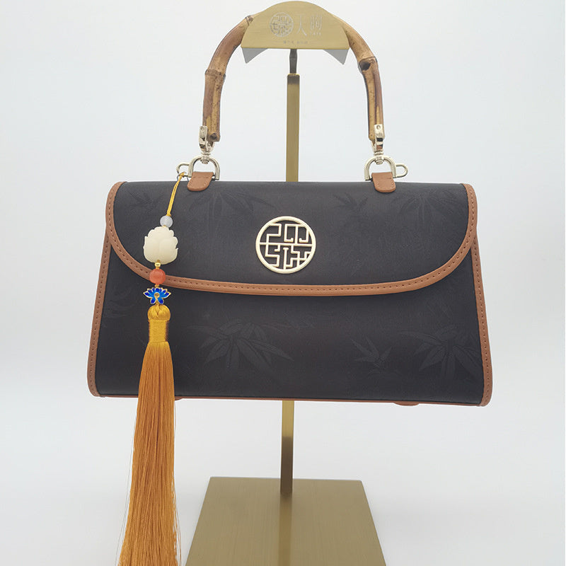 Bamboo Handbag Crossbody Small Bag