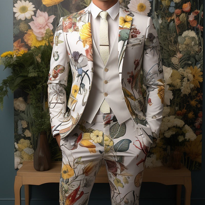 Men's Digital Printing Suit Cos Party