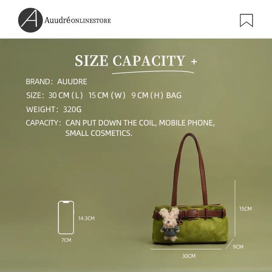 Fashion Commuter Casual Retro Single Shoulder Tote Bag