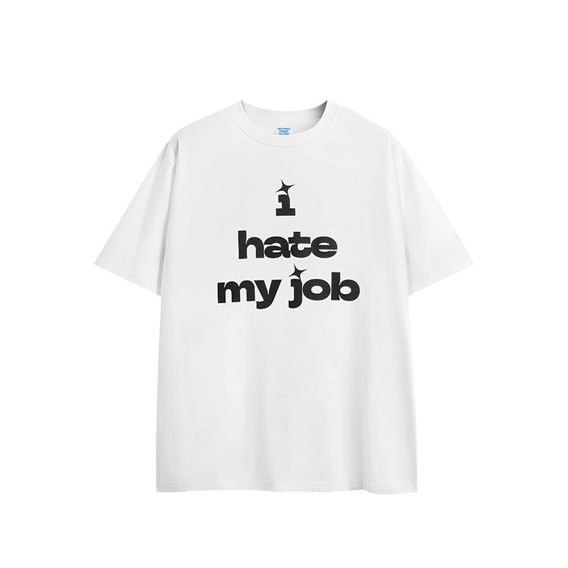 American Street Trendy Brand Loose Cotton Short Sleeve Men