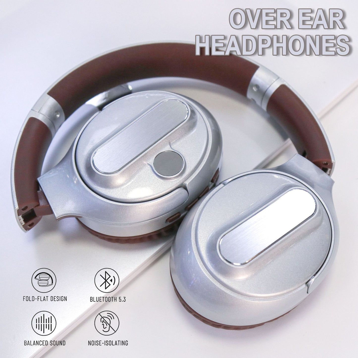 Headset Wireless Bluetooth Headset Power Digital Display