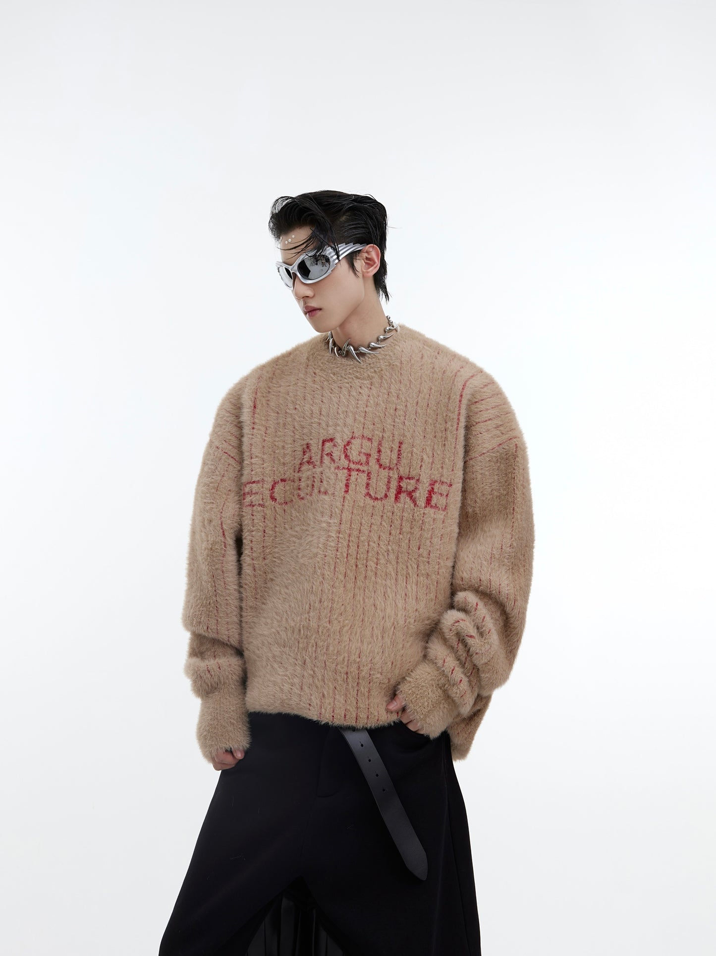 Pull en maille épaisse à motif Pit