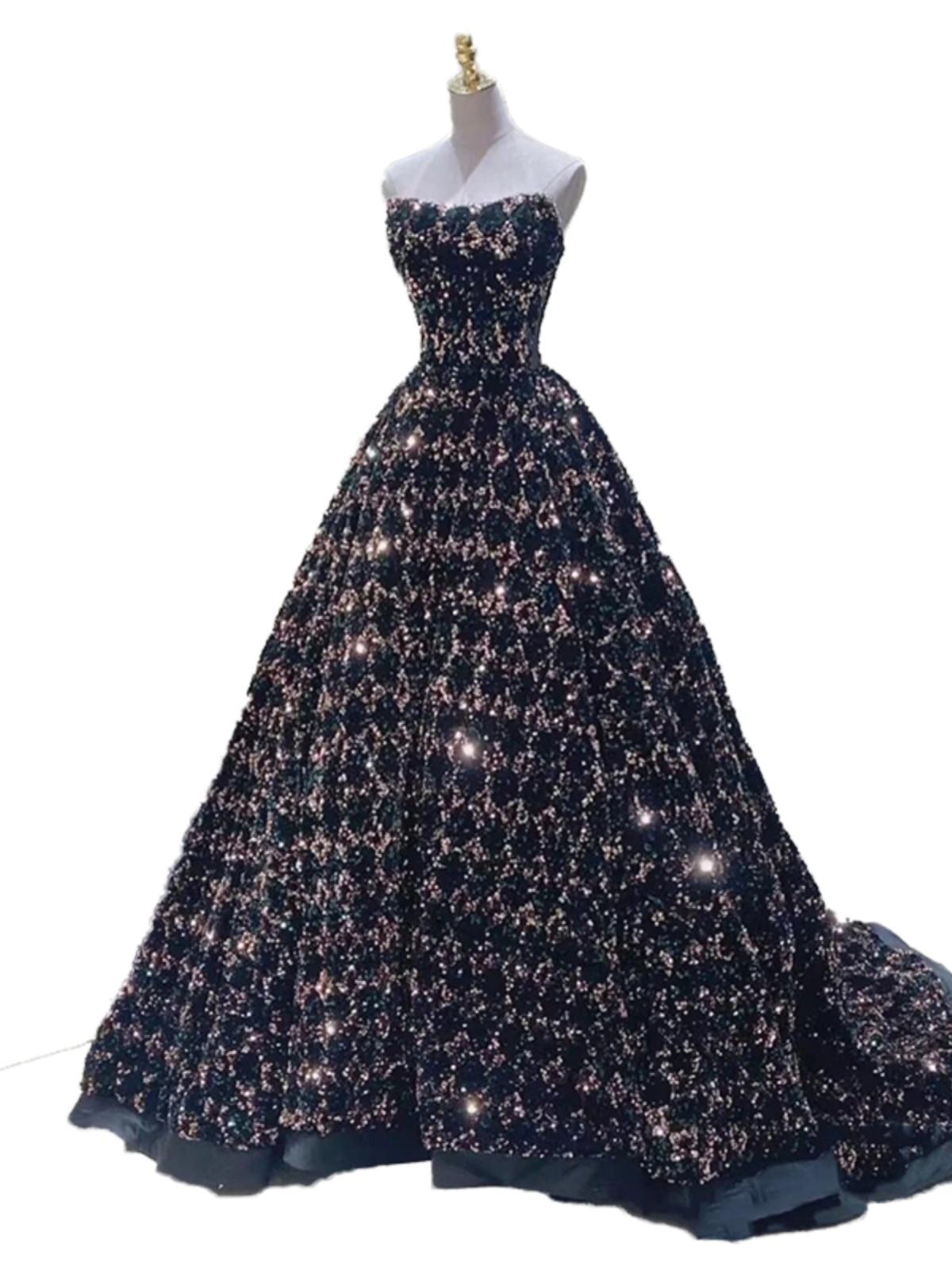 Robe de scène à sequins pour femme, style drag queen, jupe traîne