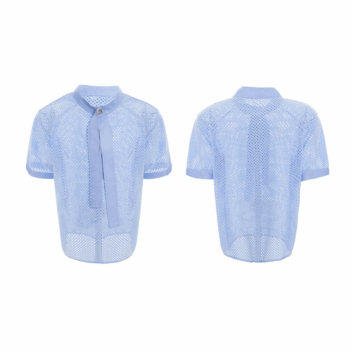 Tie Stitching Simple Advanced Loose Cold Men's T-shirt