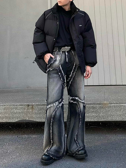 Jean délavé et vieilli Niche Heavy Industry pour homme