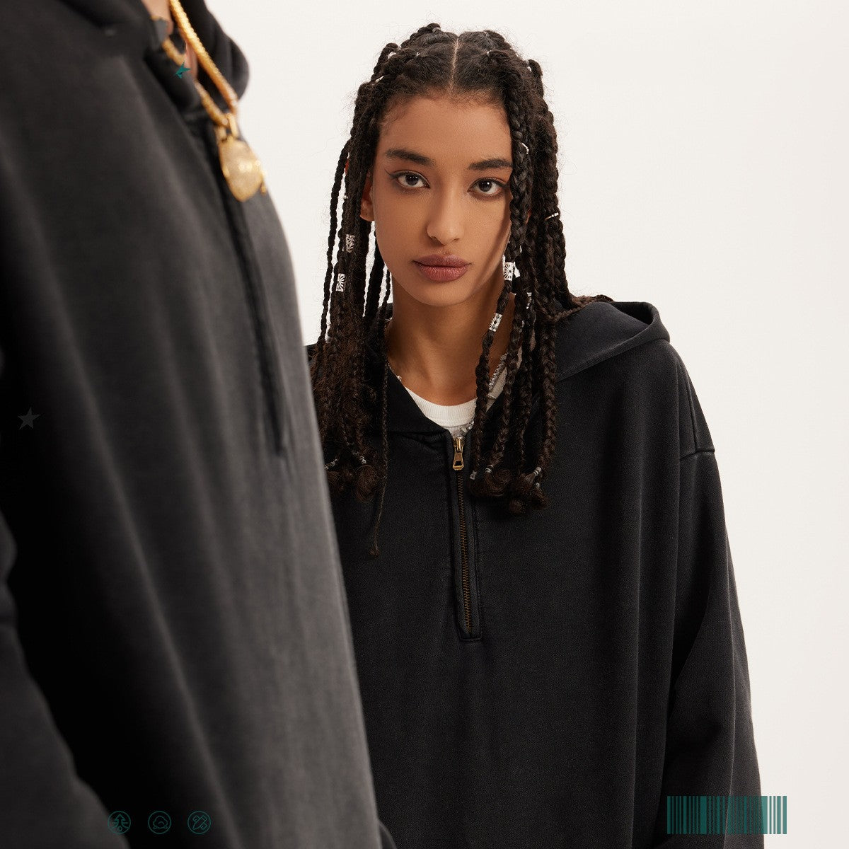 Marque de mode masculine rétro décontractée de la rue principale