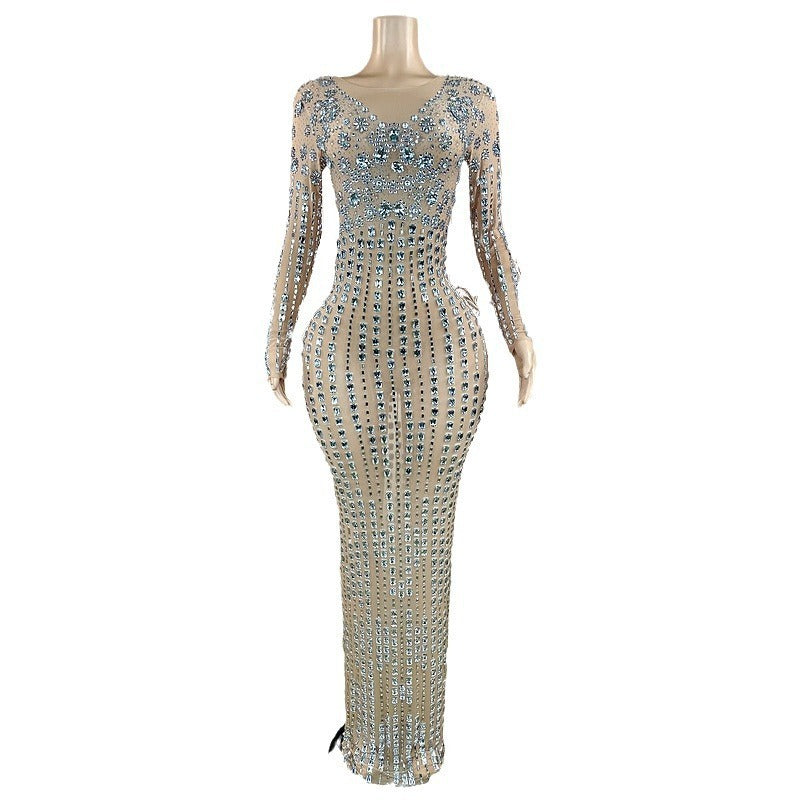 Robe scintillante en diamants brillants