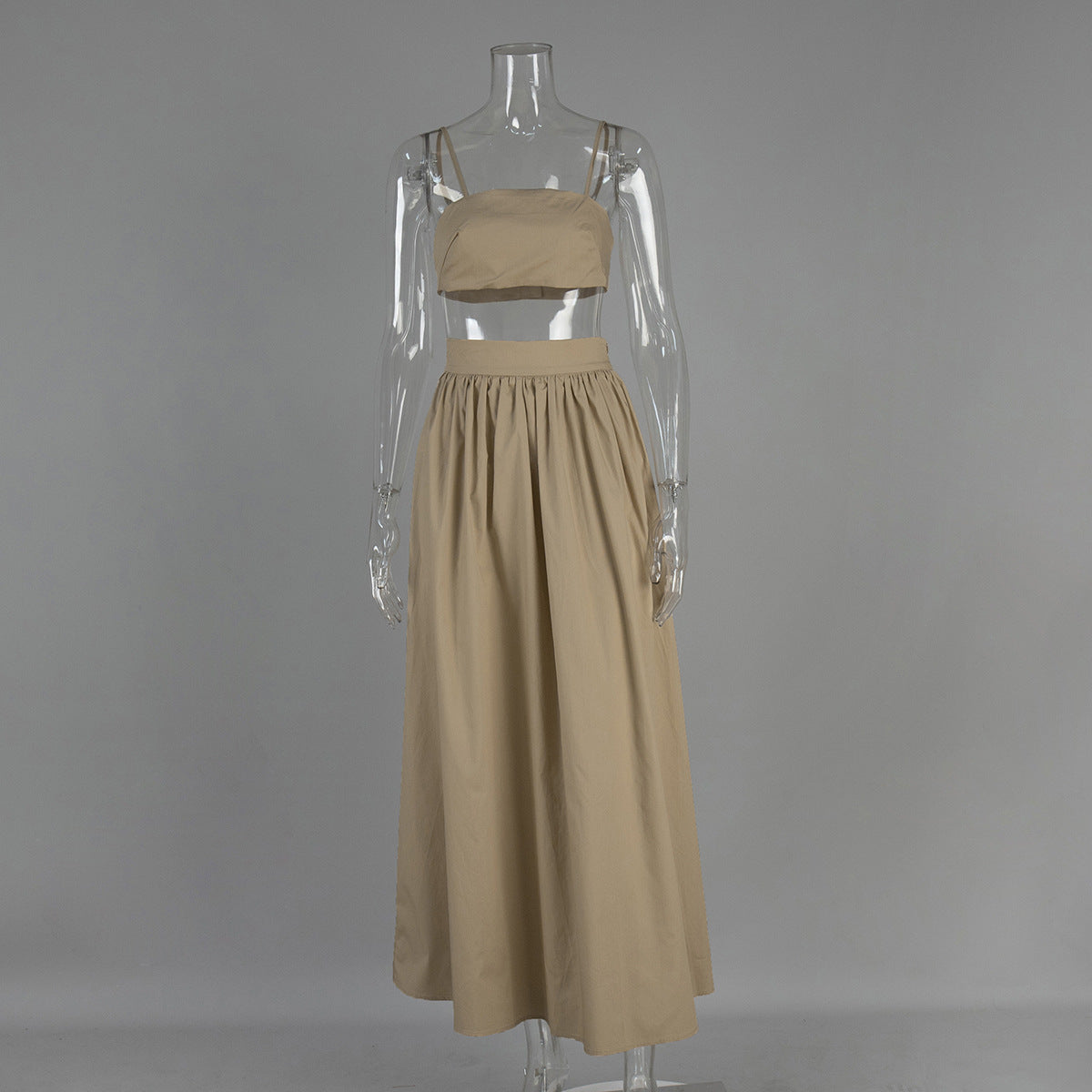 Cotton Suspender Underwear Skirt Suit