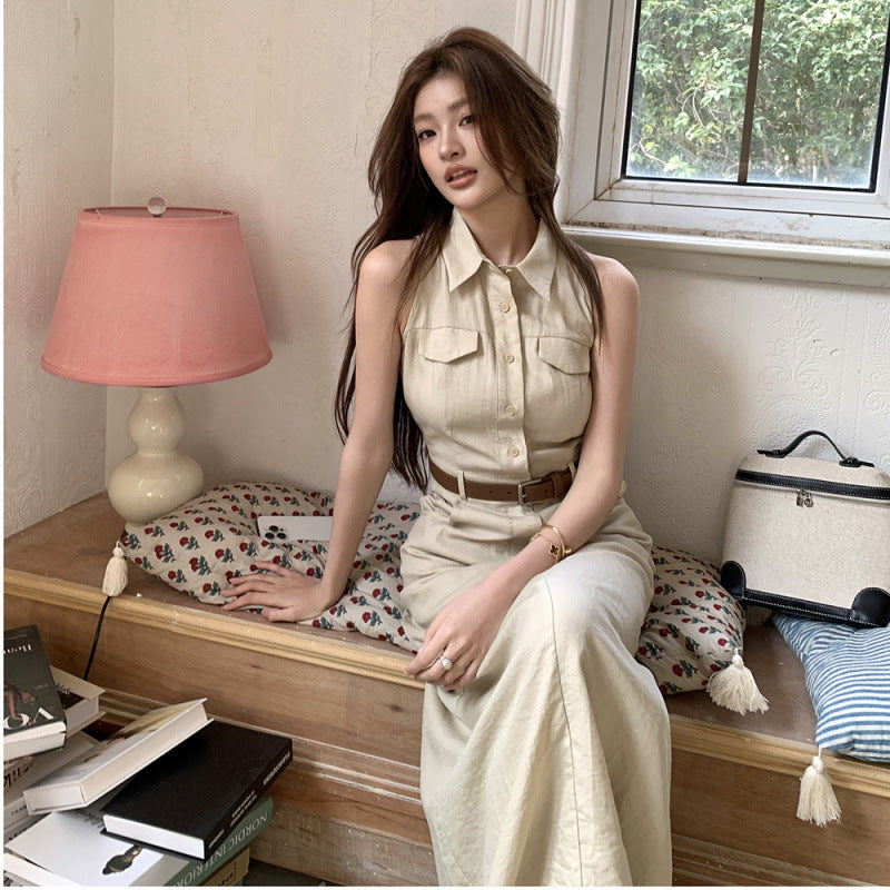 Jupe longue moulante unie Design Commuter