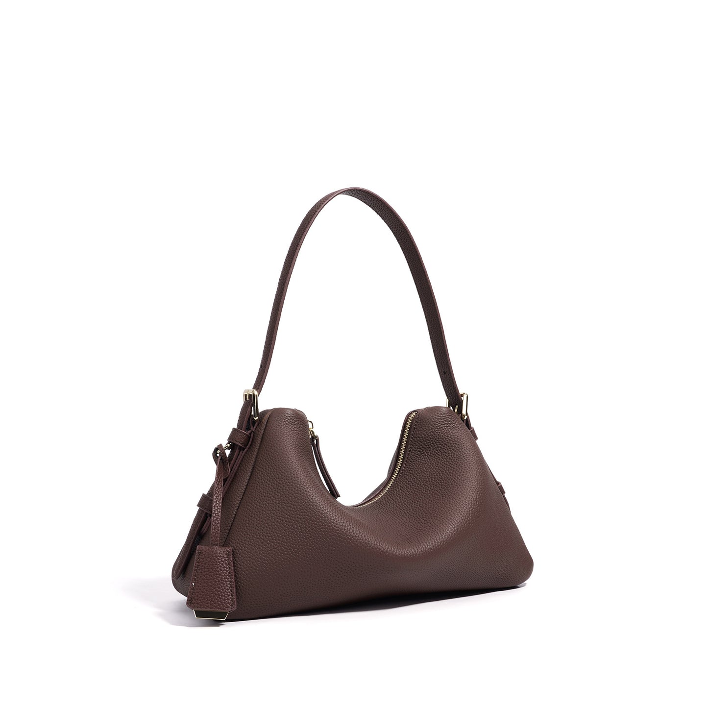 Niche Classic Simple Advanced Top Layer Cattlehide Leather Fashion Handbag