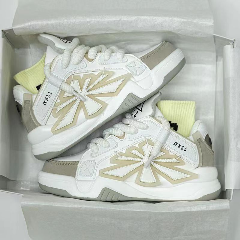 Niche Bread Style Thick Bottom Heightened Daddy Shoes