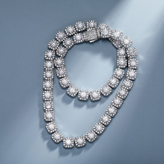 Hip Hop Necklace Silver Candy